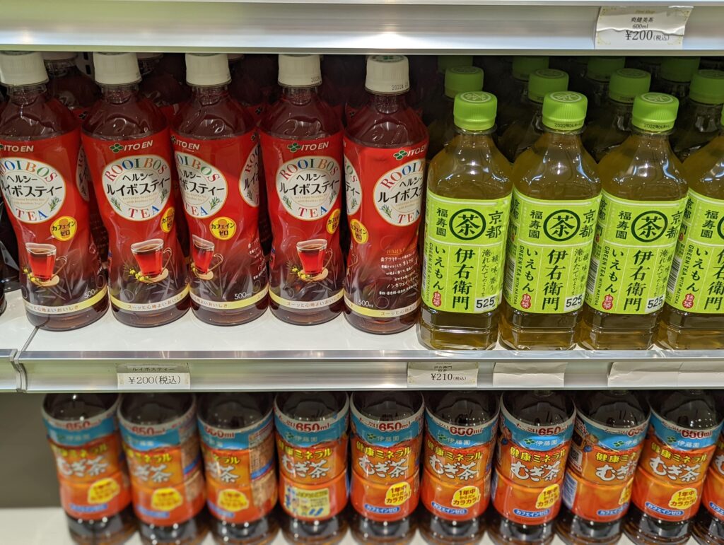 グランドニッコー東京ベイ内ショップで売られているペットボトル飲料